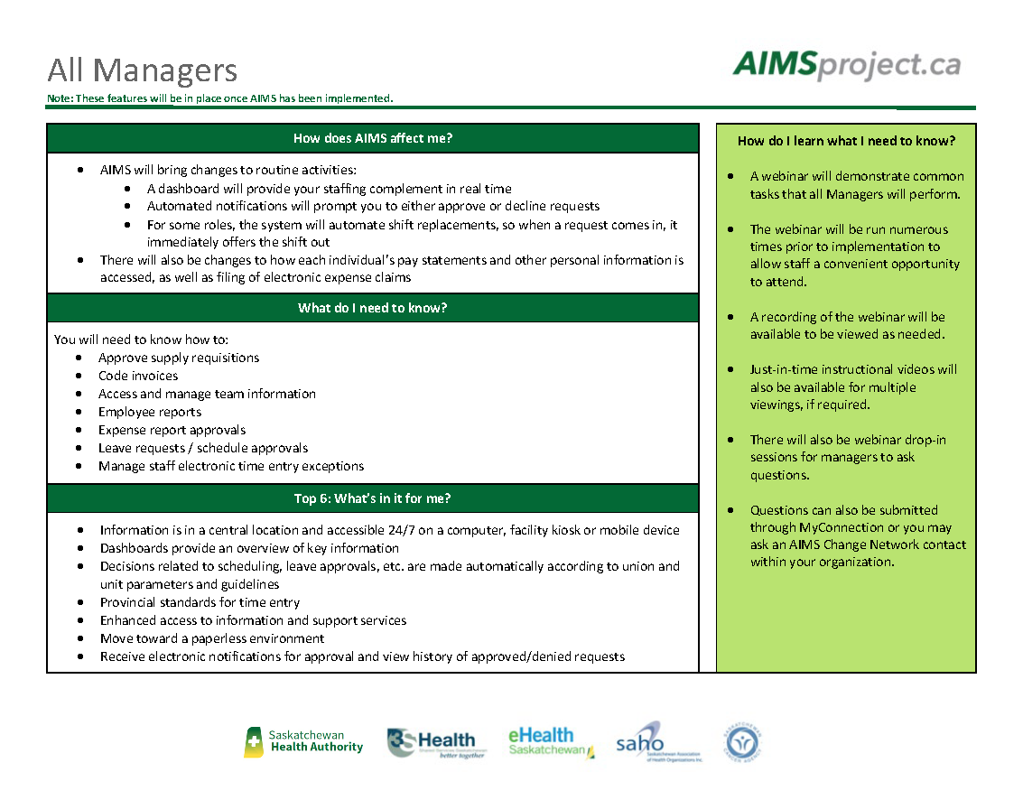 AIMS Learning - All Managers